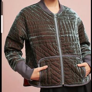 Anthropologie heihei shimmering velvet jacket